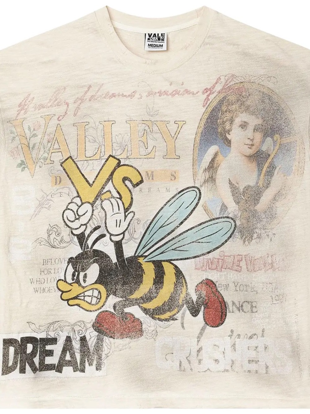 Vale Forever Mayhem Tee 'Cream' SIZE M